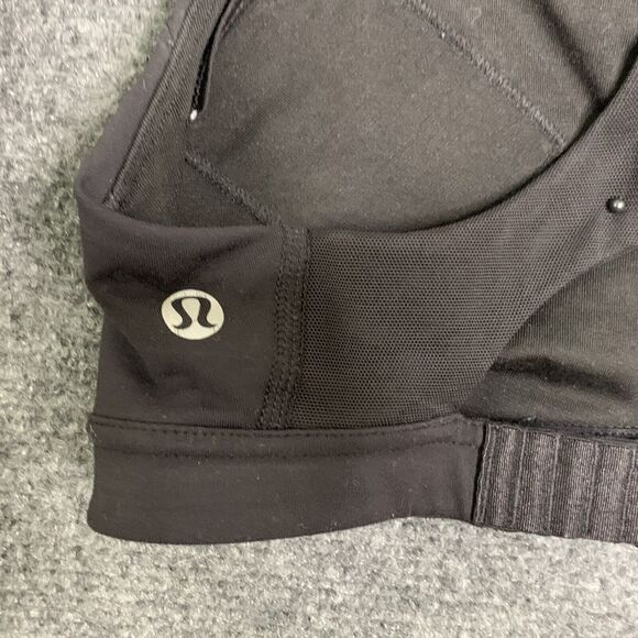Lululemon Sports Bra Black S Inside Pocket No Size Dot. - Picture 4 of 10